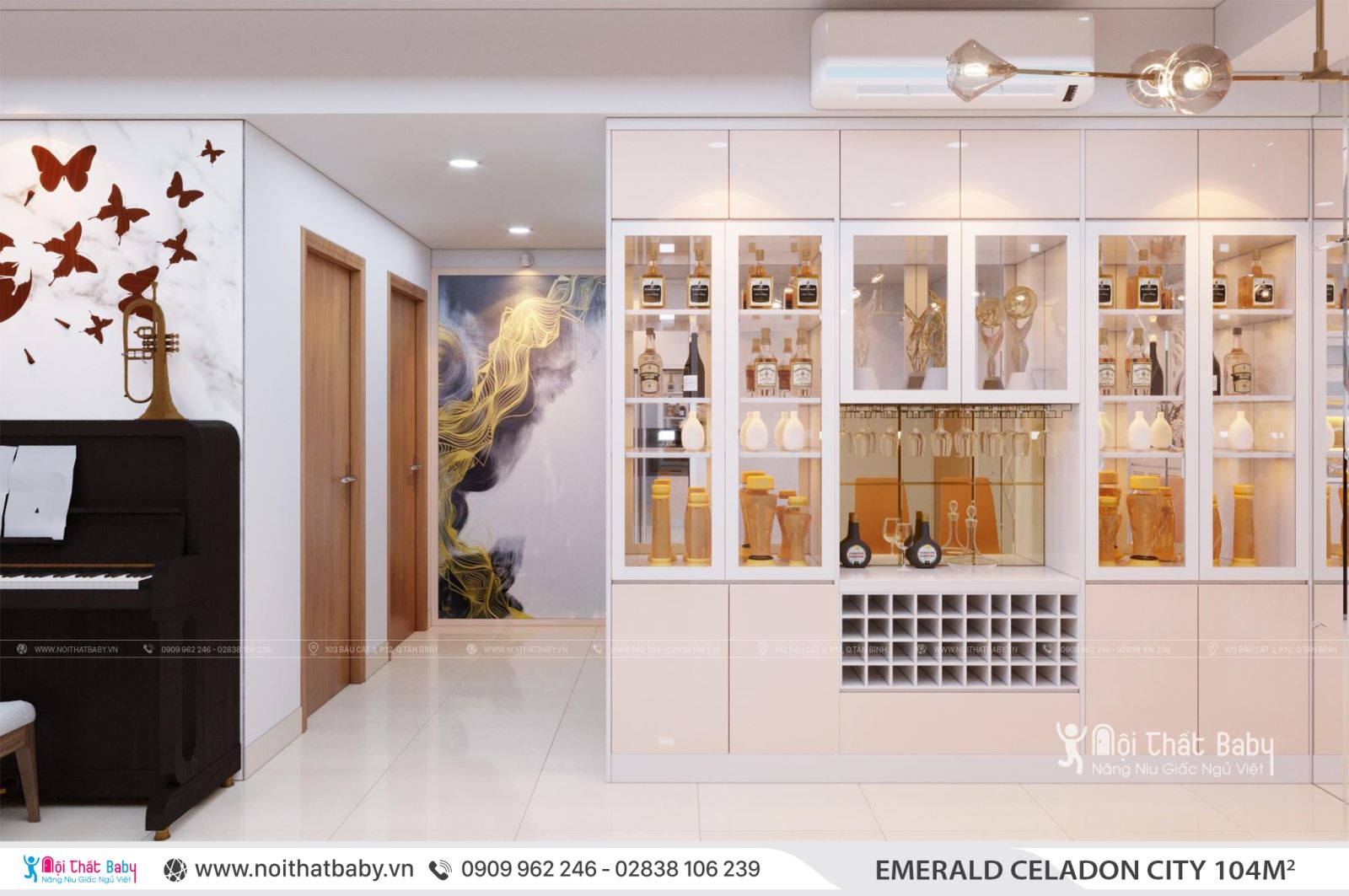 Tổng hợp các mẫu thiết kế nội thất Chung cư Emerald Celadon City